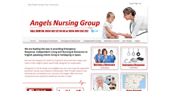 Desktop Screenshot of angelsnursinggroup.com